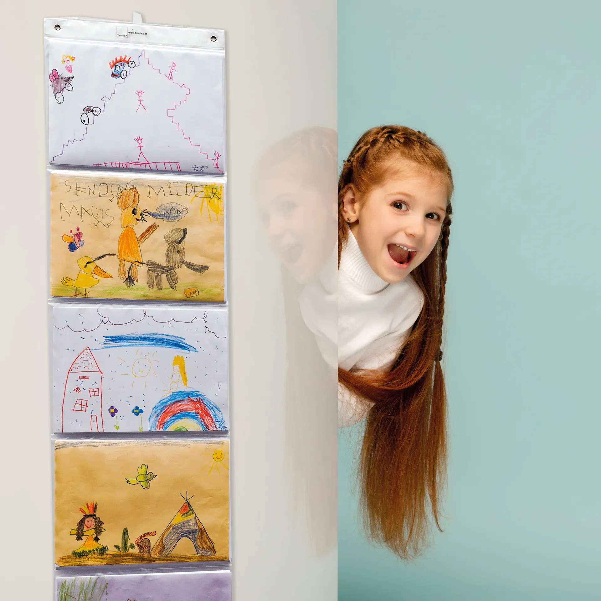 Hänge-Organizer A4, 6 Einschubtaschen