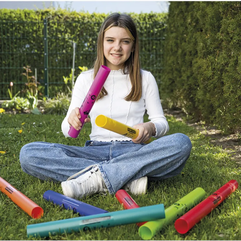 Klassenset Klang-Röhren bunt
