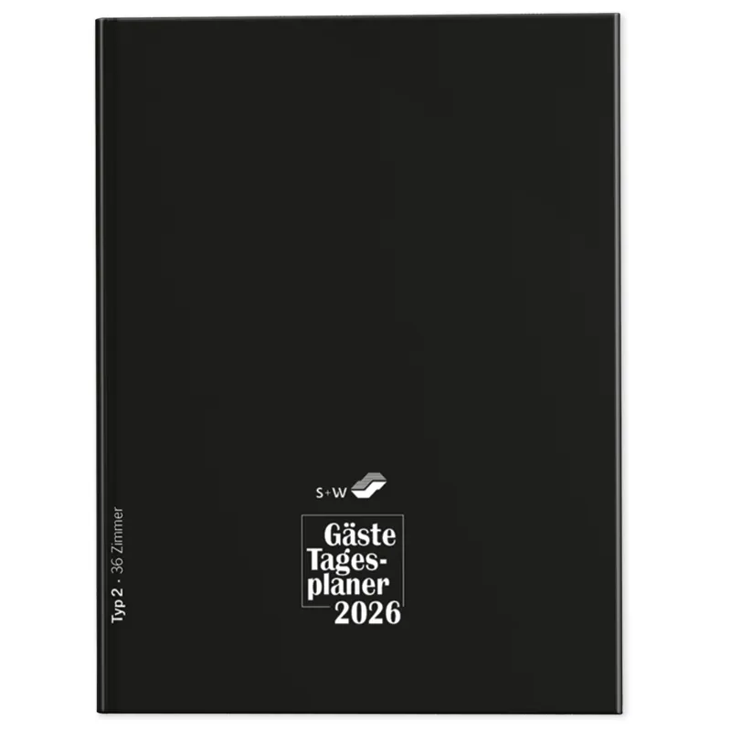 s+w Gäste-Tages-Planer 2026, Typ2, 36 Zimmer