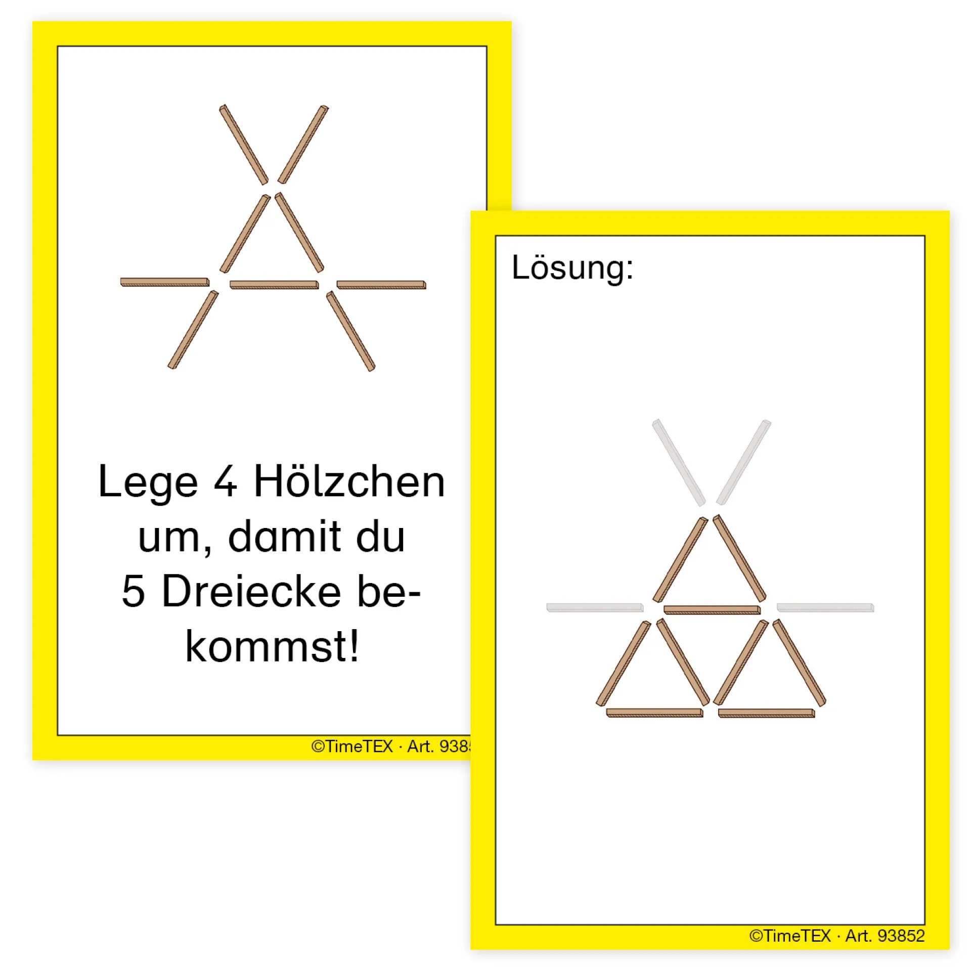 Stäbchen-Spiel "Knifflig"