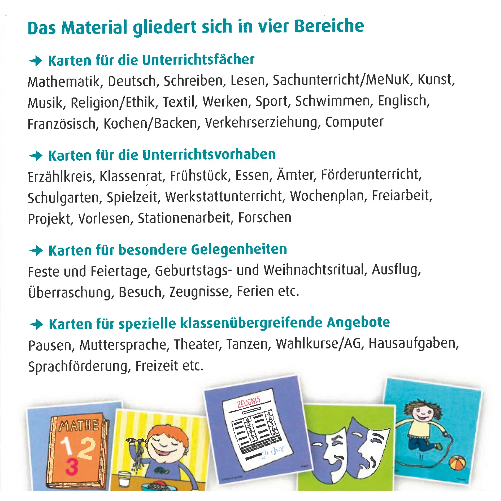 Bildkarten "Was machen wir als Nächstes?", 99 Karten