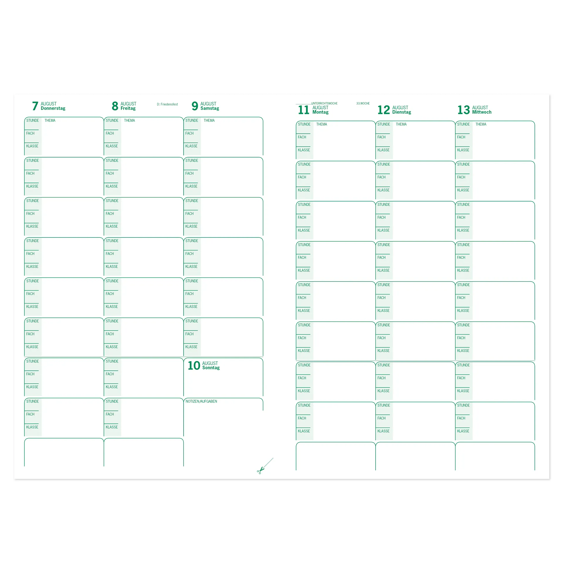 s+w Unterrichts-Planer A5++ 26/27