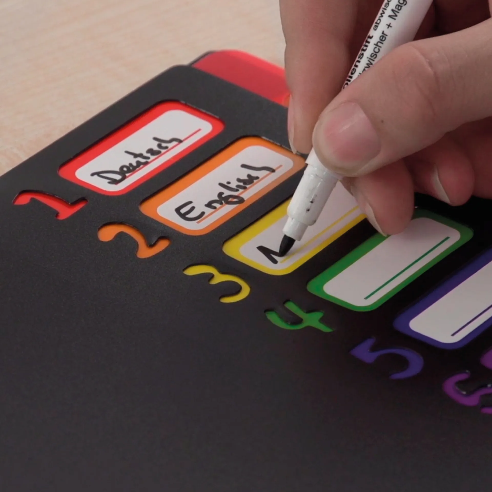 Fächer-Ablagemappe 1-12 A4