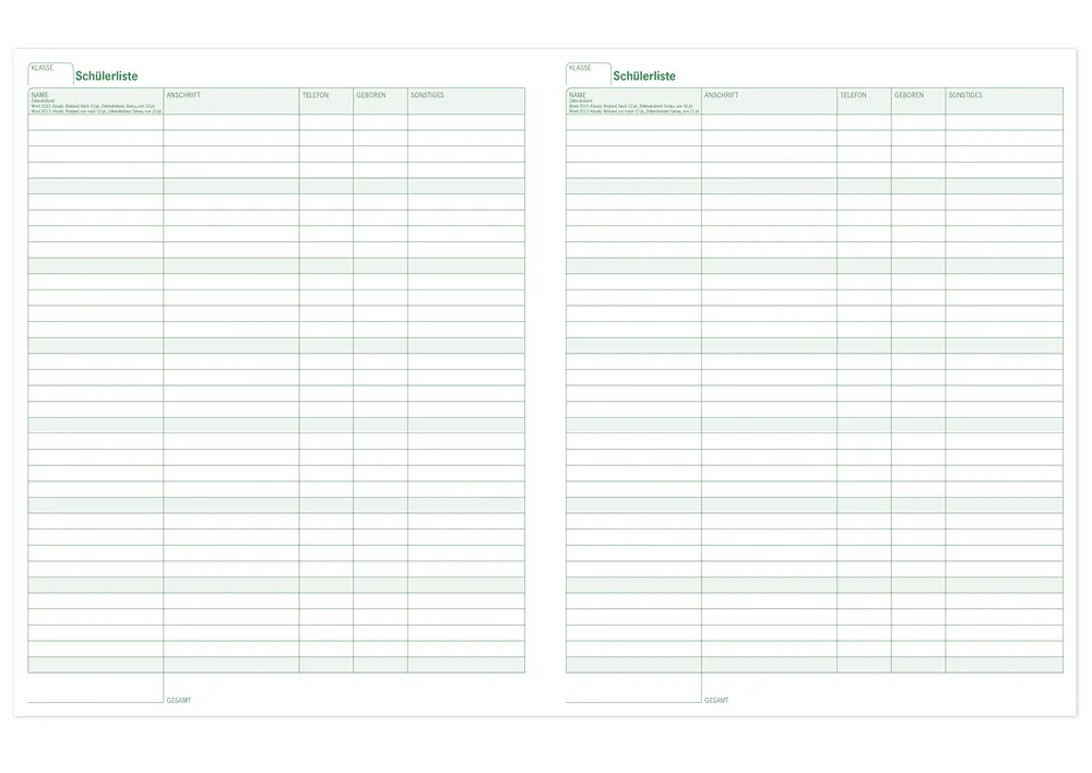 s+w Unterrichts-Planer 24/25 - 10 Stunden