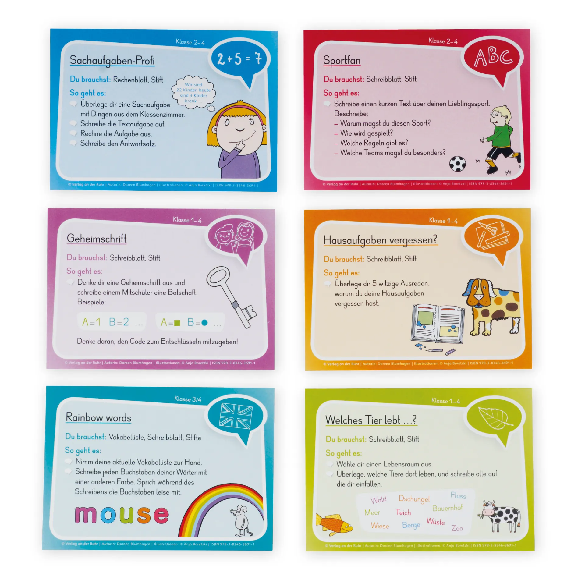 Bildkarten "Ich bin fertig! Was soll ich machen?", 88 Karten