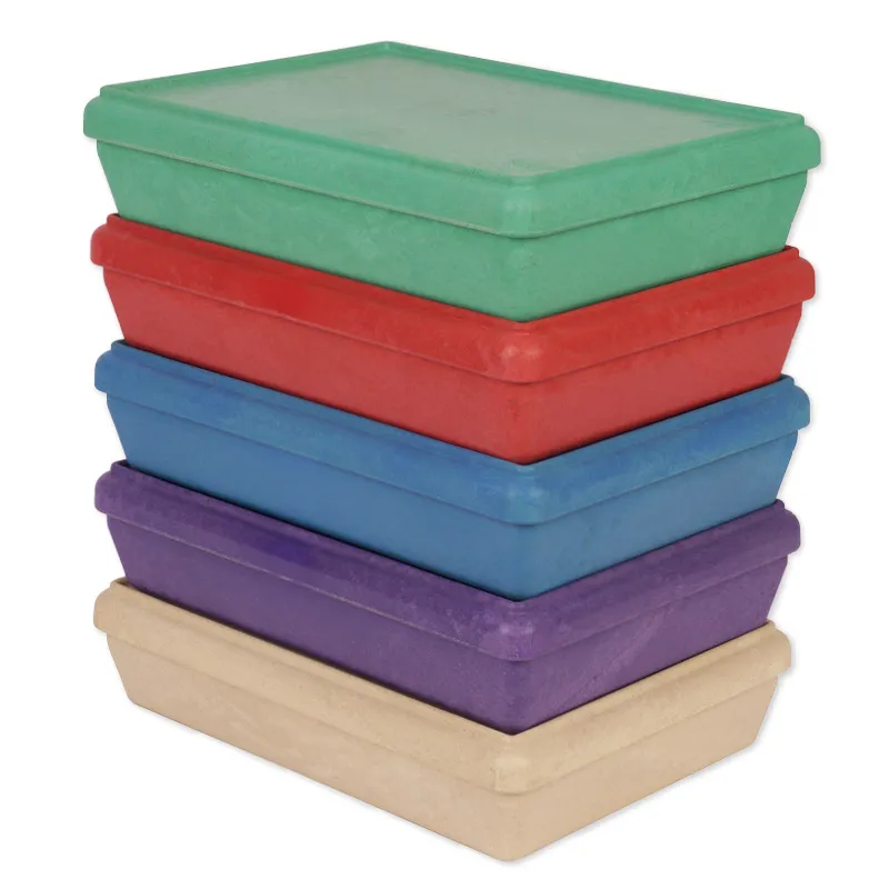 Stapel-Box mit Deckel, aus RE-Wood