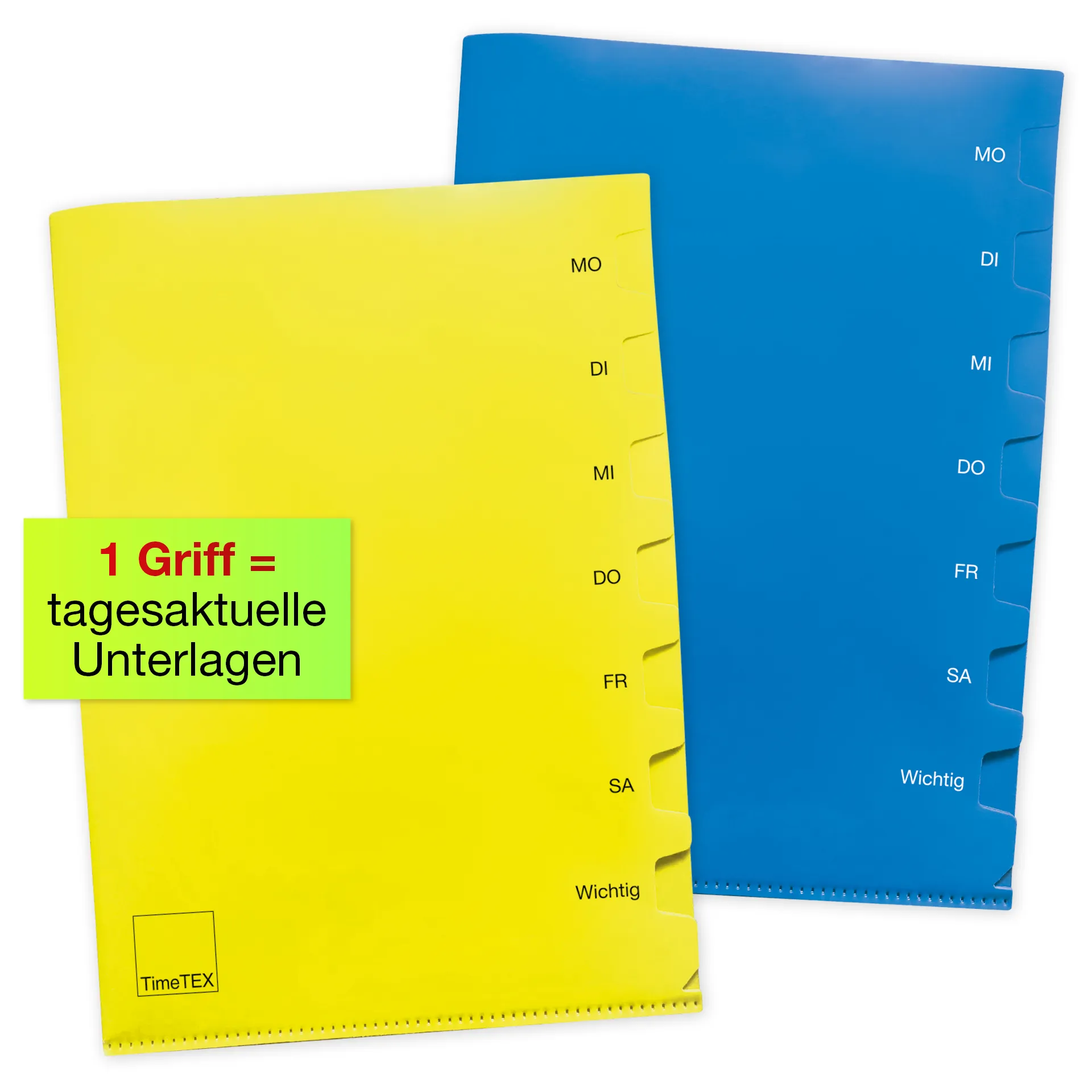 Ordnungs-Mappe Wochentage A4, 2-tlg.