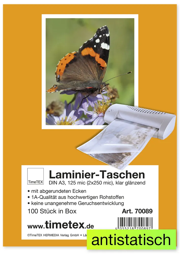 Laminiertaschen A3 2x125 mic, Glanz