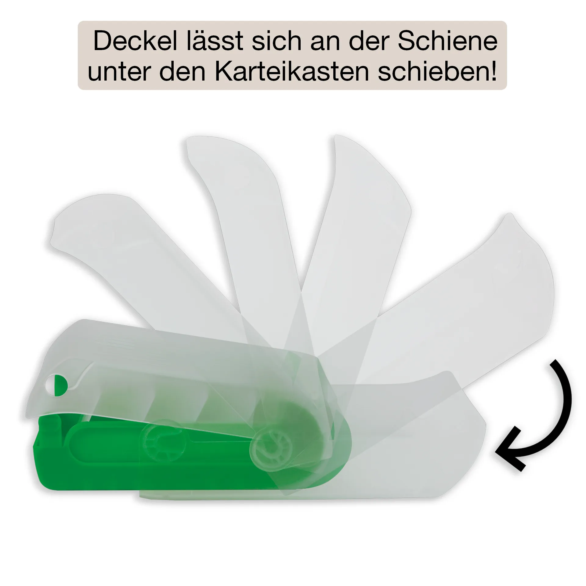 Lernbox A8 Kunststoff mit 100 Lernkärtchen