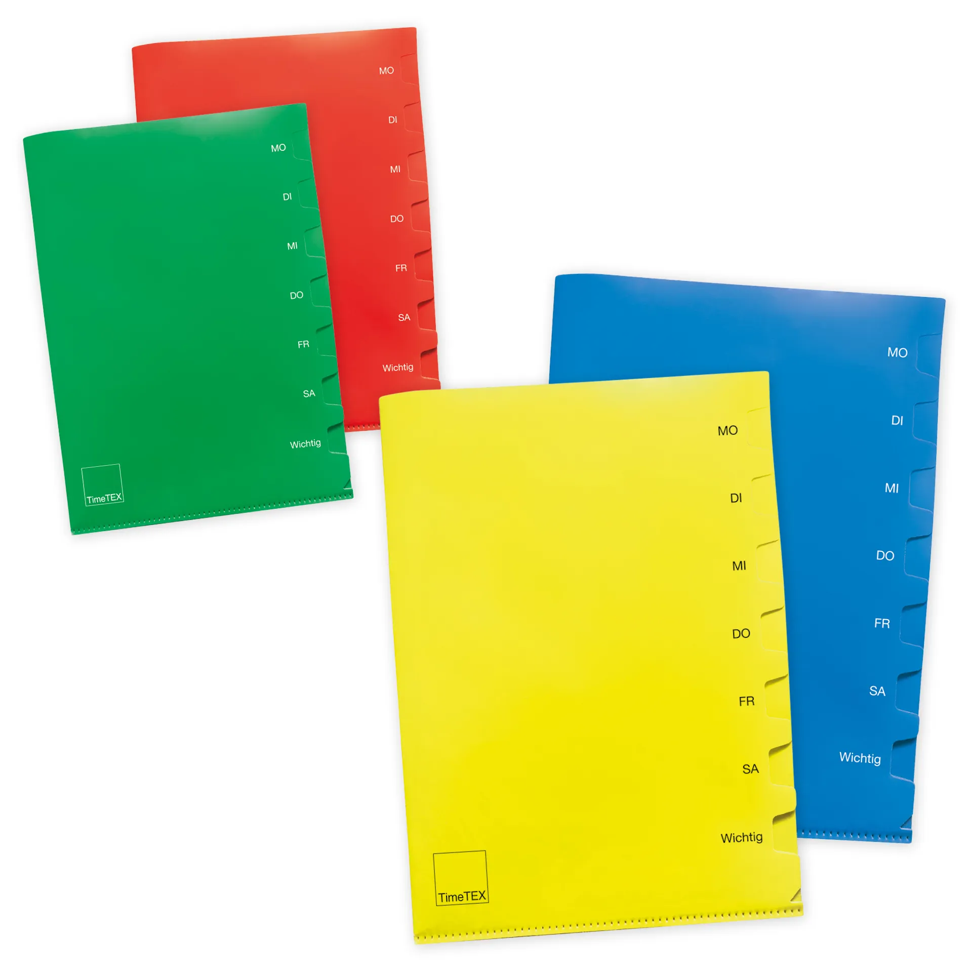 Ordnungs-Mappe Wochentage A4, 2-tlg.