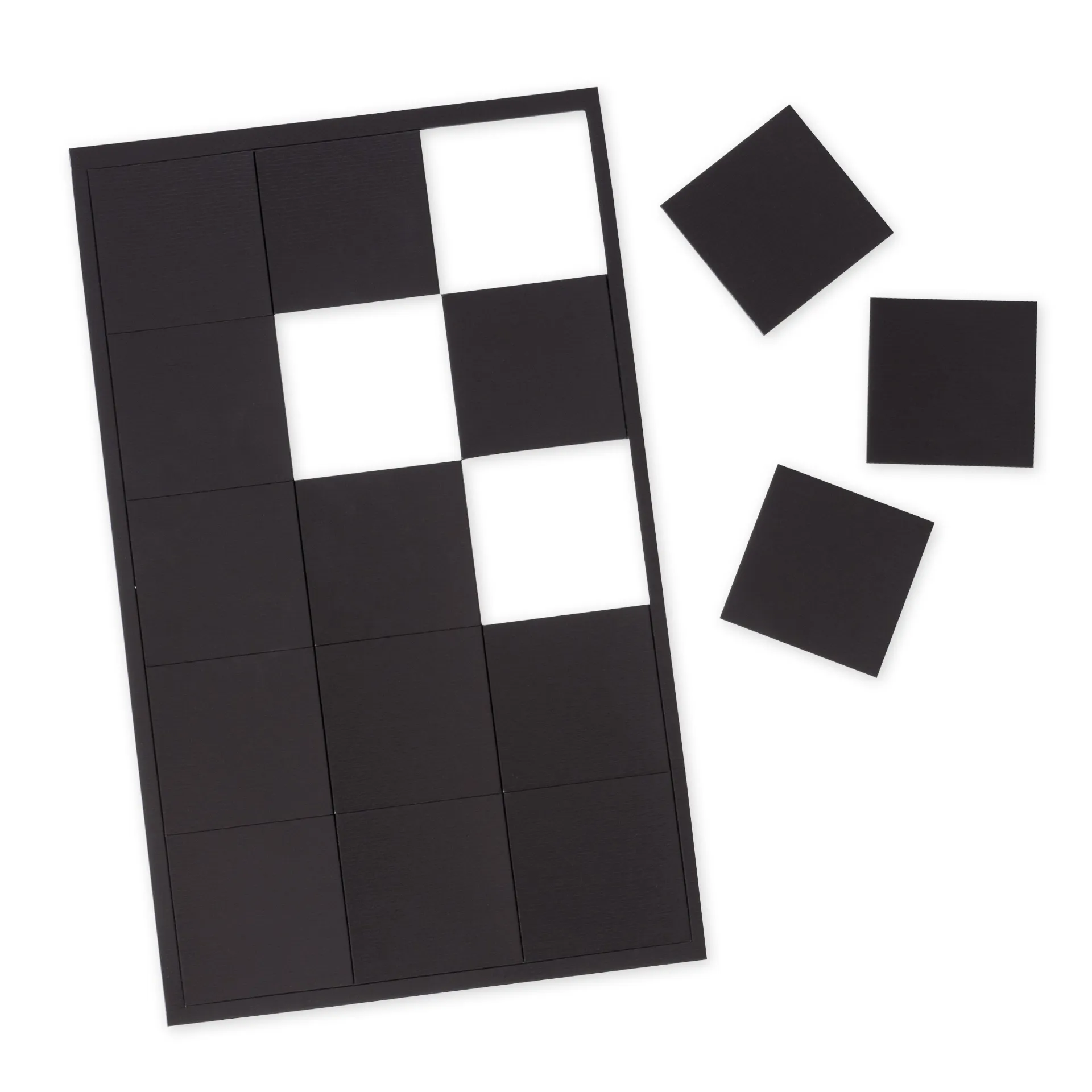 Magnet-Quadrate selbstklebend 40x40mm, 15-tlg.