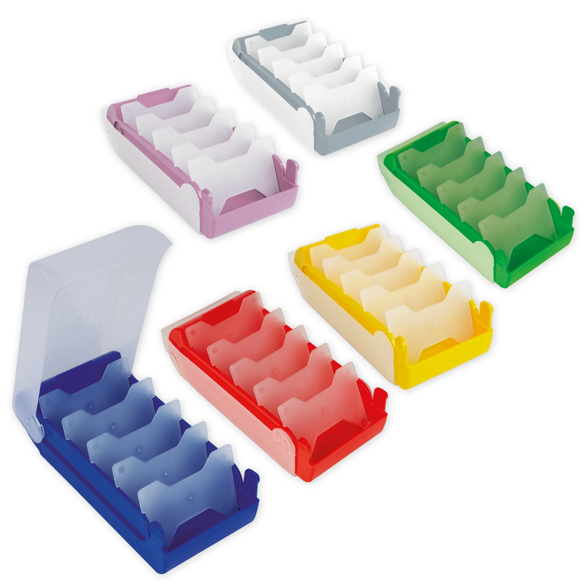 Lern-Karteikasten Kunststoff für A8