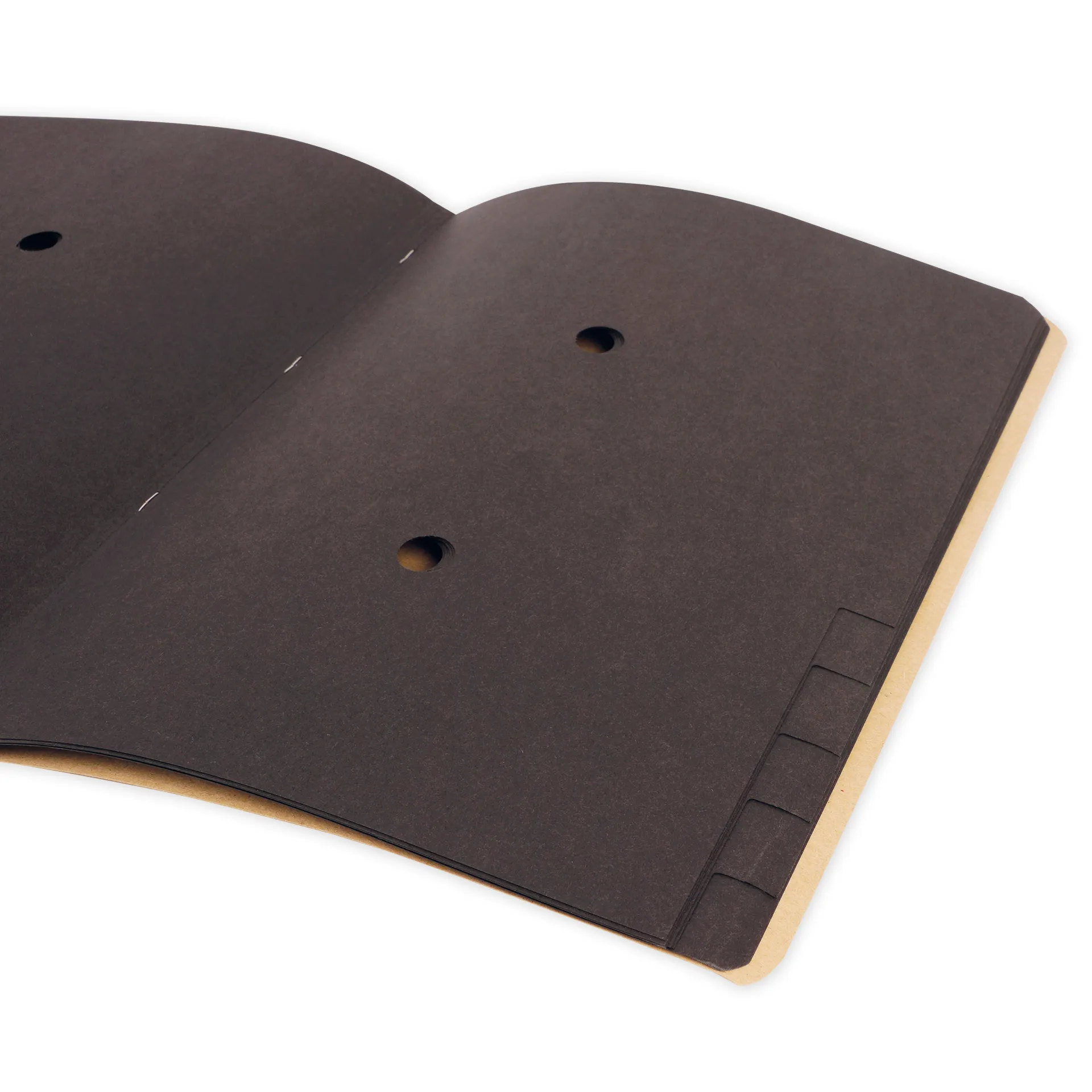 Tisch-Fächermappe 1-12 "Natura", mit Verschlussgummi