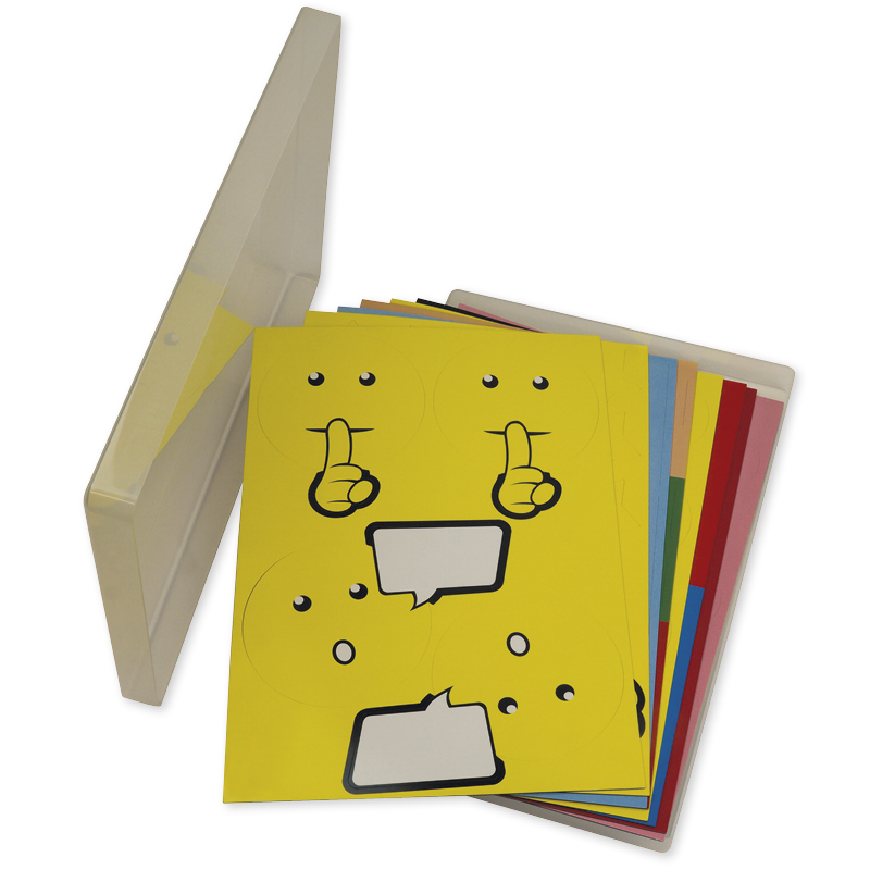 Moderations-Material magnetisch, 64-tlg., in Box Moderations-Material magnetisch, 64-tlg., in Box