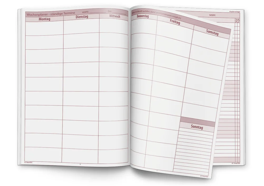 TimeTEX Gruppen-Tagebuch A4