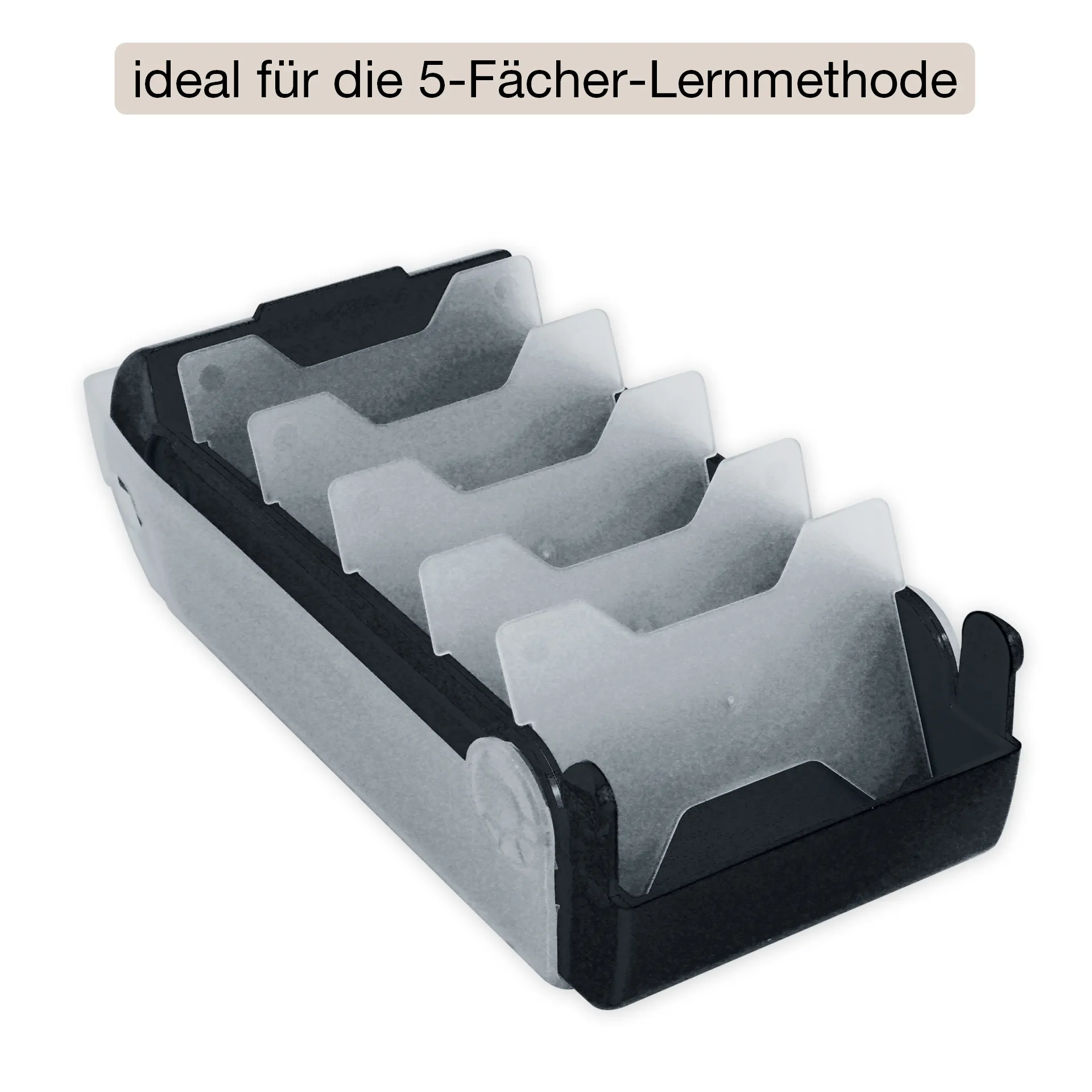 Lernbox A8 Kunststoff mit 100 Lernkärtchen