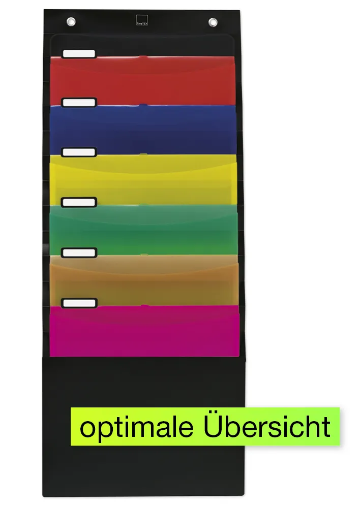 Hänge-Fächer für A4, beschriftbar