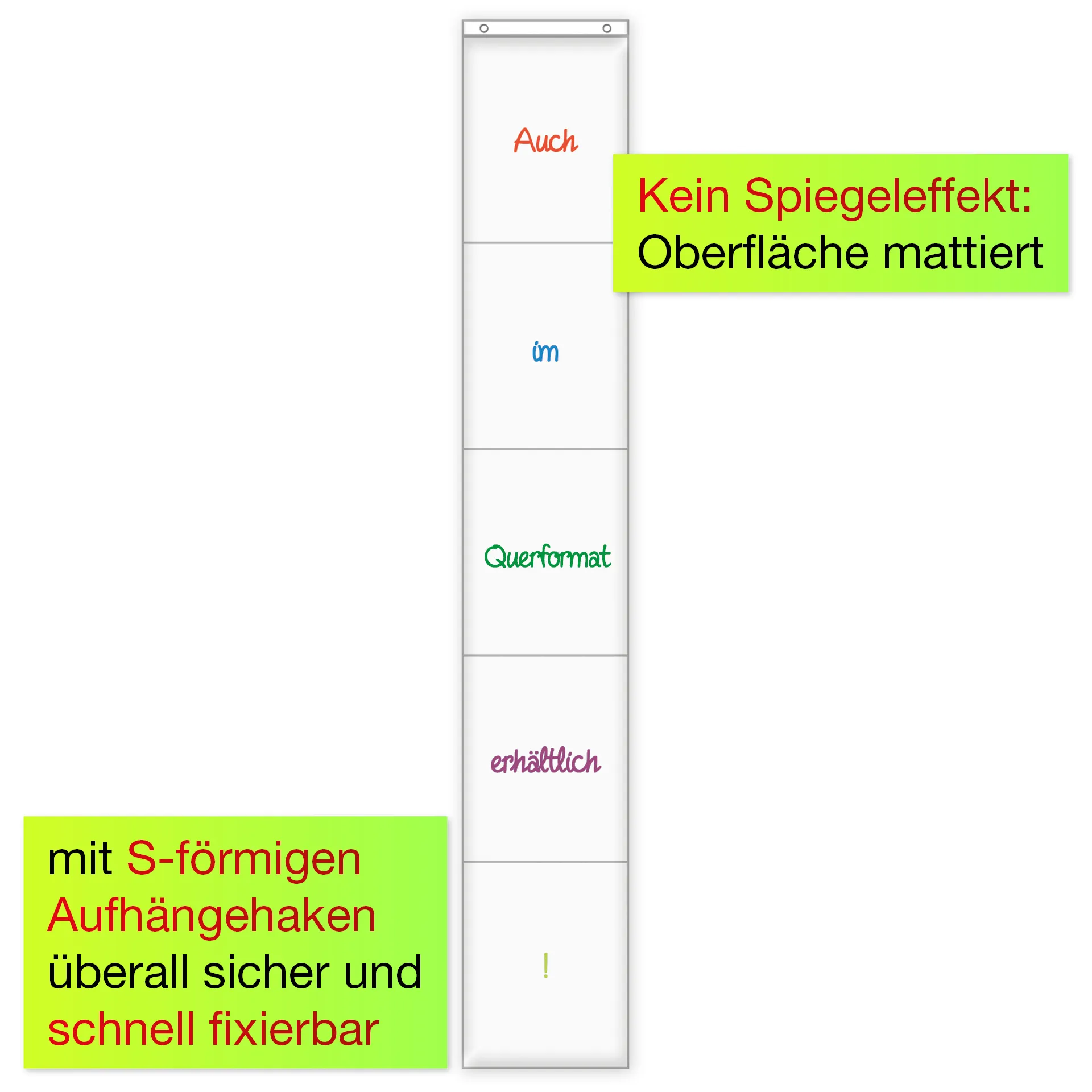 Hänge-Organizer A4, 5 Einschubtaschen