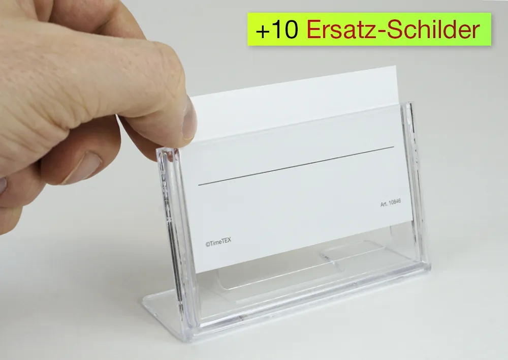 Set Namensschilder, beschreibbar