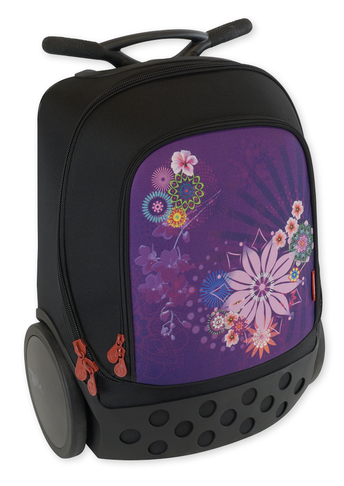 Universal-Trolley "TimeWay", violett/bunte Front