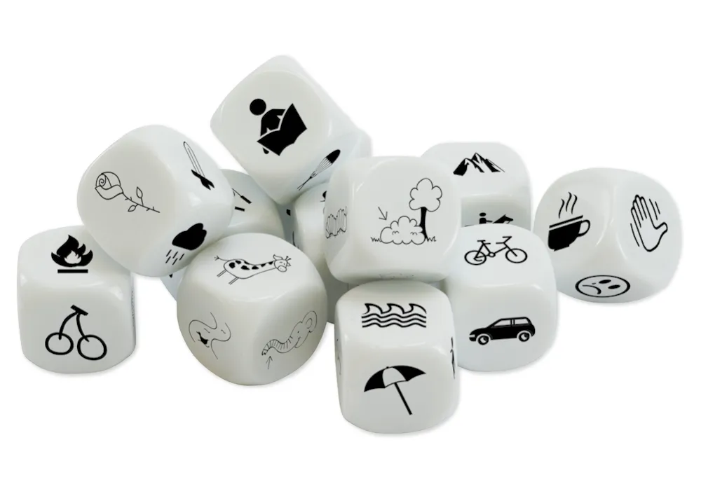 Würfel-Set "Fantasie-Geschichte", 12-tlg.