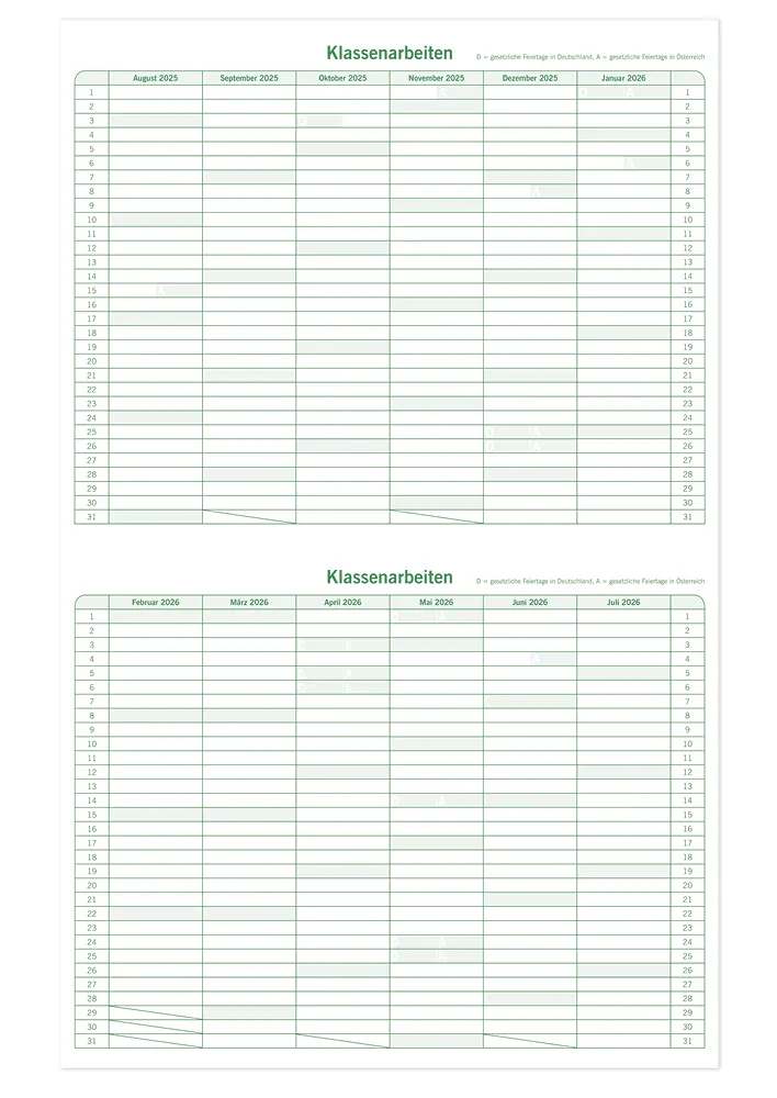s+w Unterrichts-Planer Edition BLÄTTER A4++ 26/27