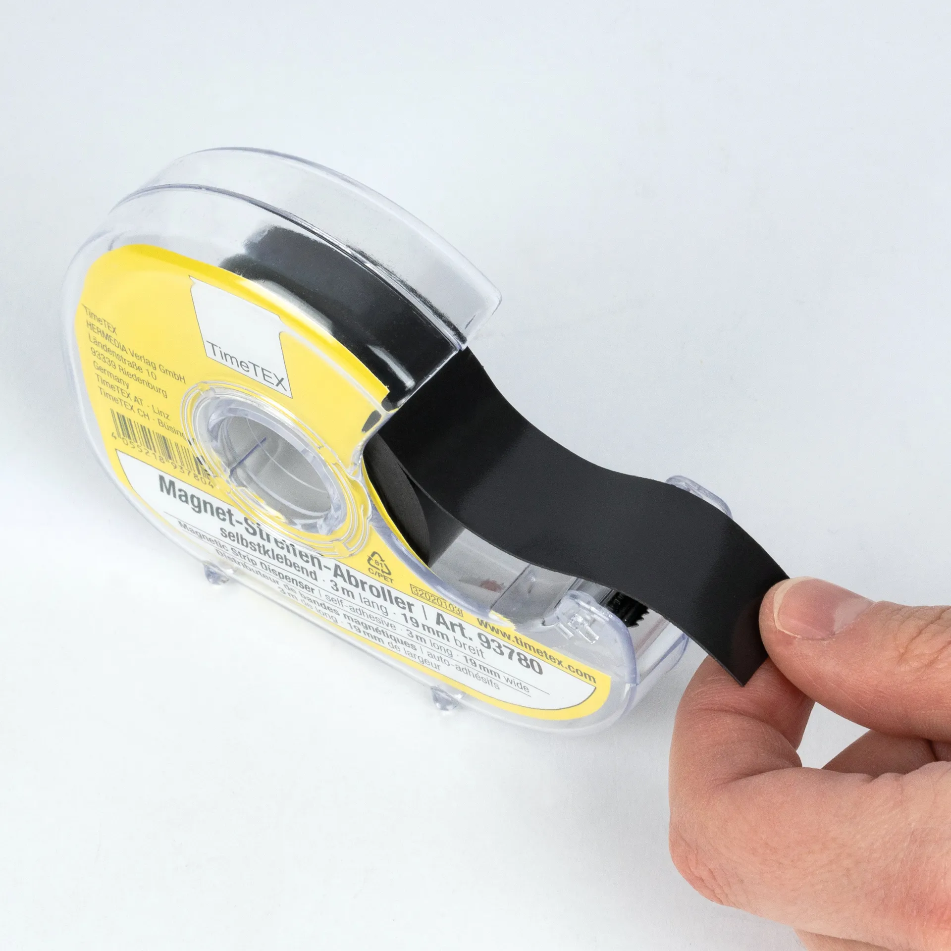 Magnetband auf Abroller, 3m