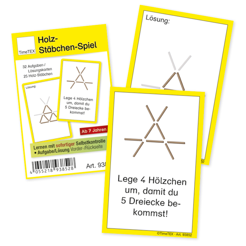 Stäbchen-Spiel "Knifflig"