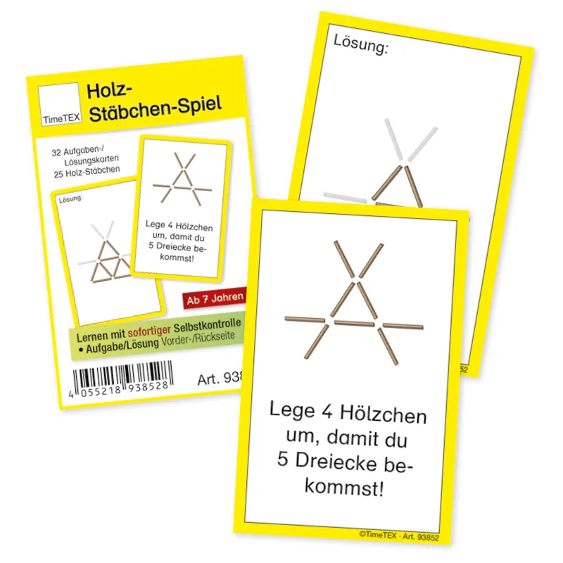 Stäbchen-Spiel "Knifflig"