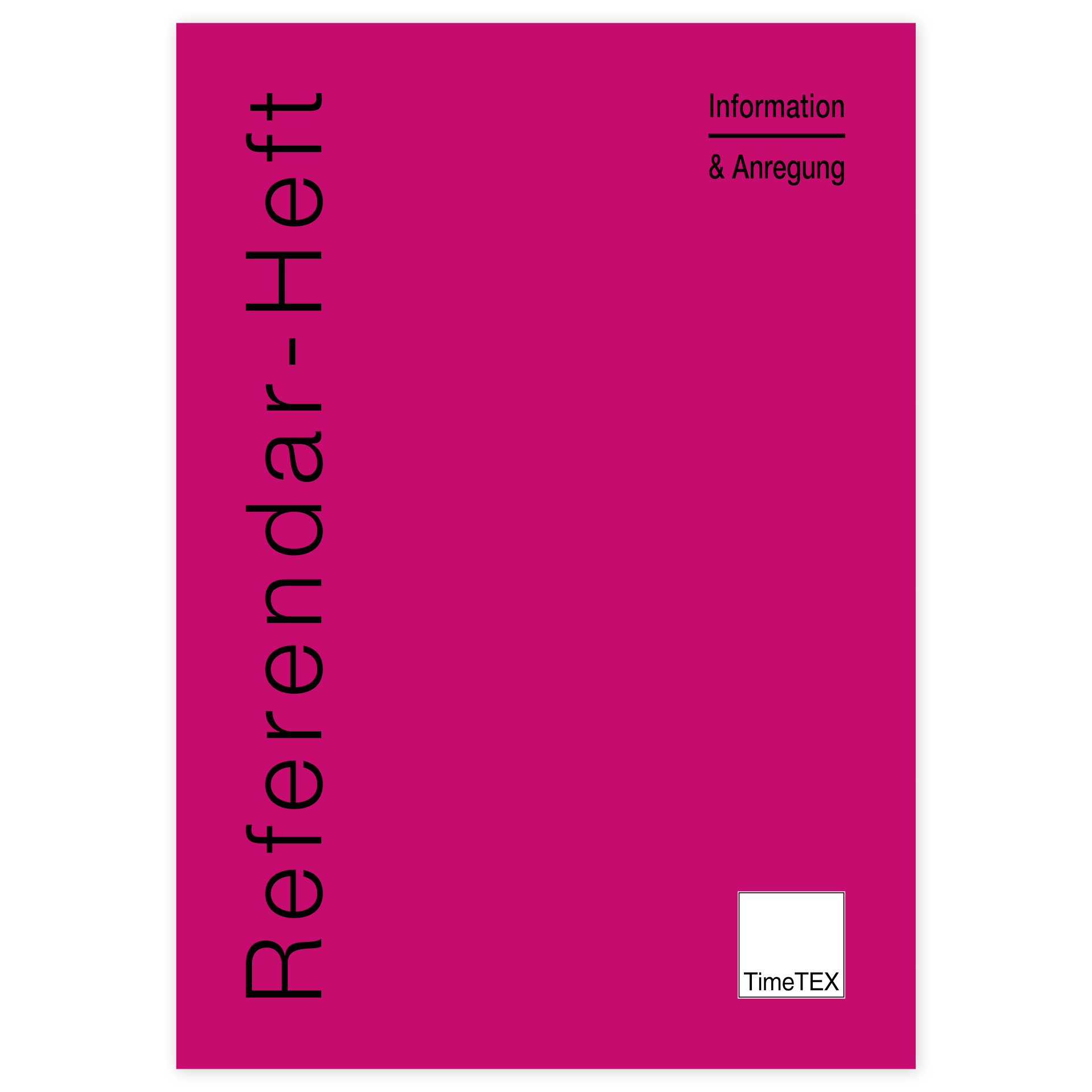 TimeTEX Referendar-Heft A4