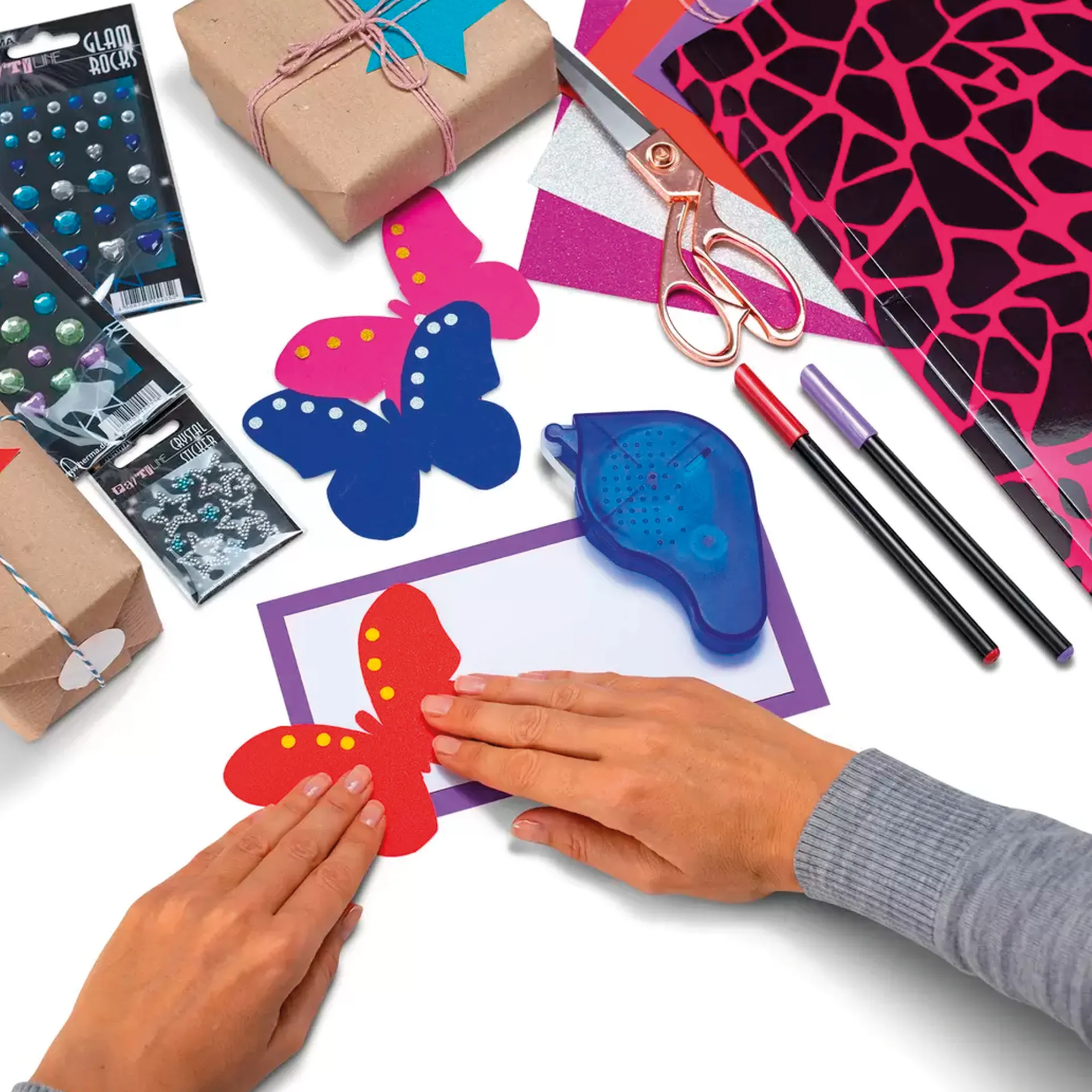 Nachfüllpack für Kleberoller im Spender, non-permanent, 15 m / 9 mm