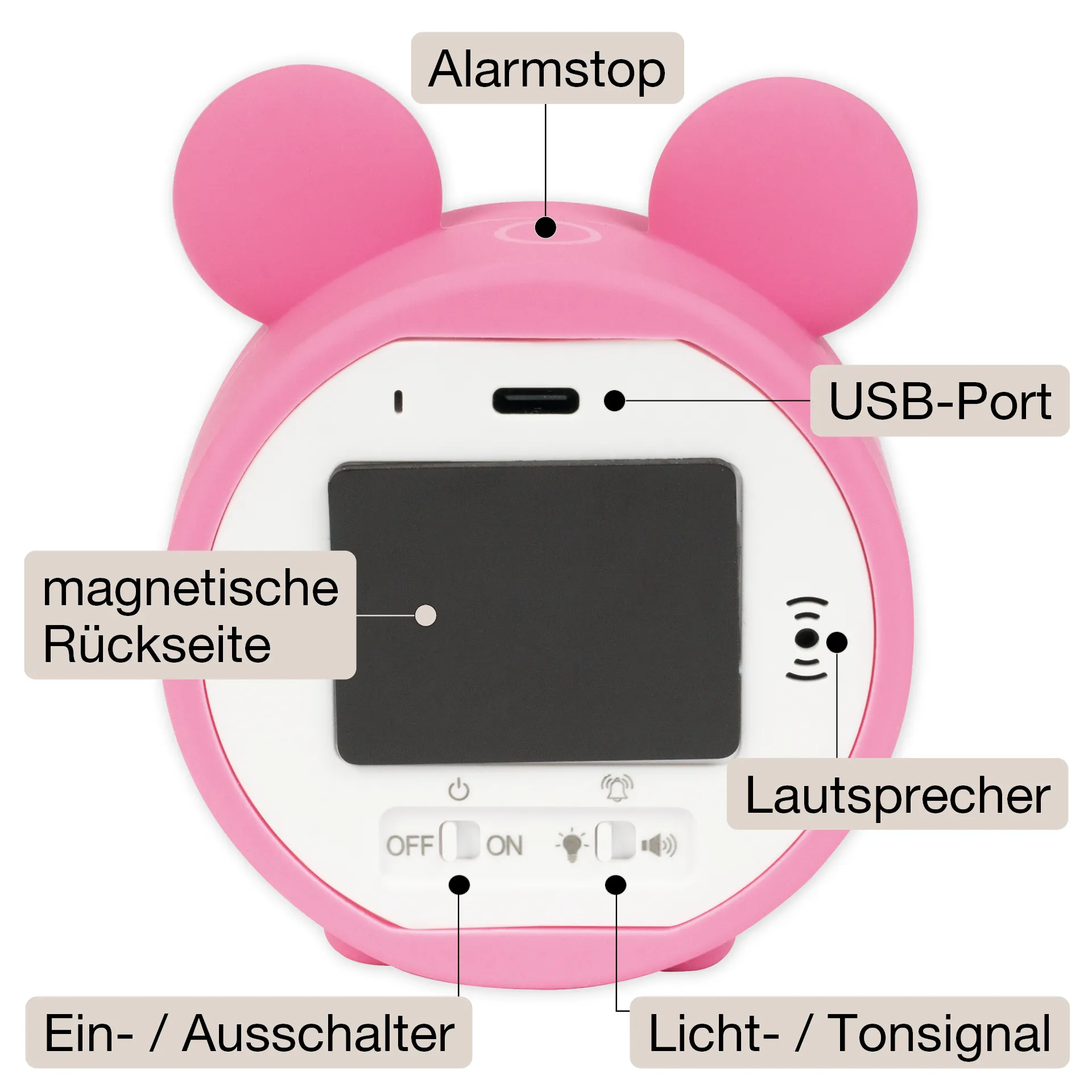 TimeTEX Zeitdauer-Uhr "lautlos" Maus