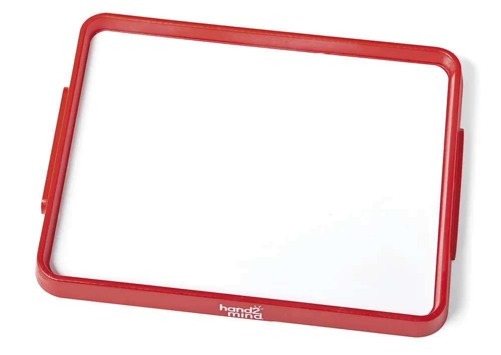 Multifunktions-Tablett mit Whiteboard und erhöhtem Rand, magnetisch, 6 Stück