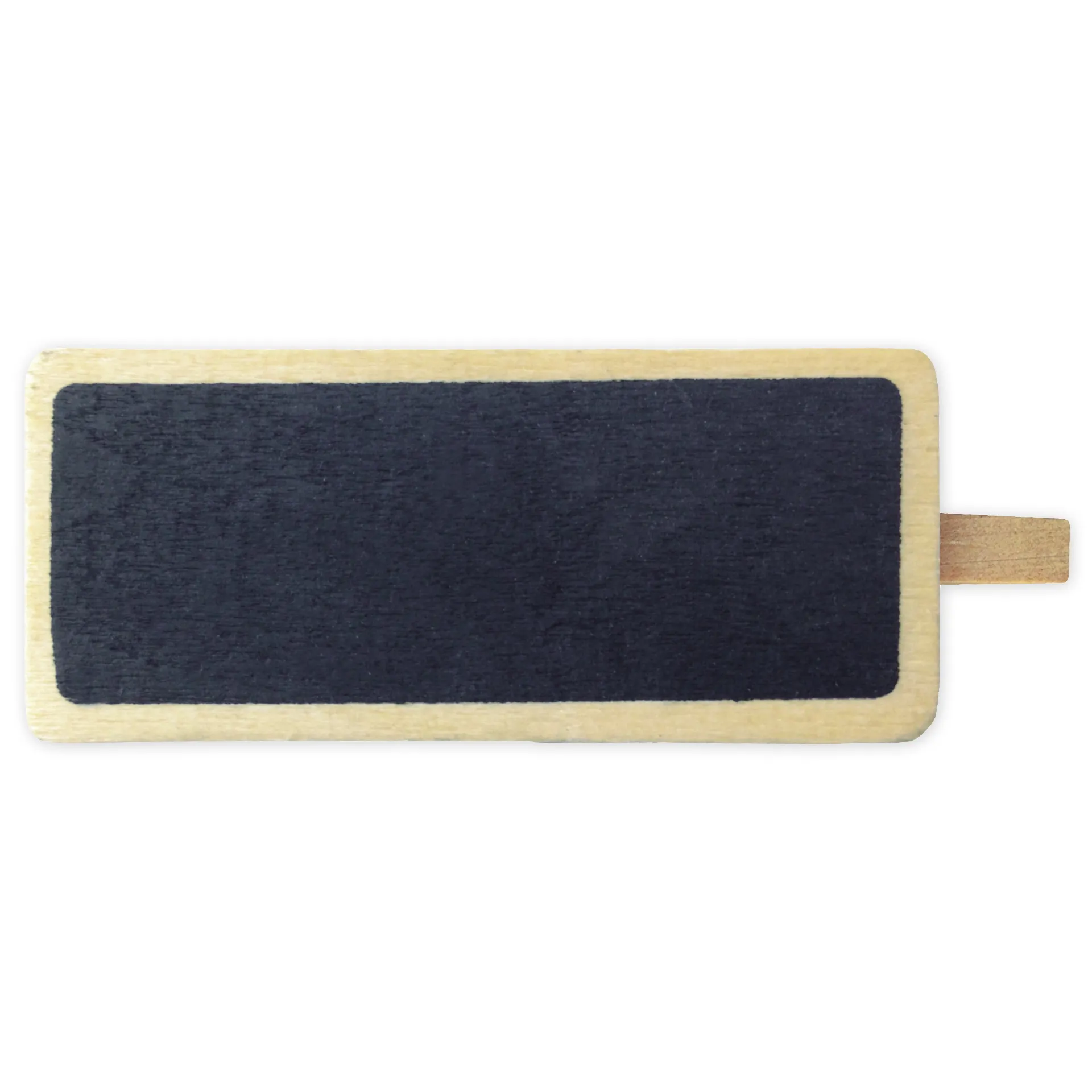 Klemm-Täfelchen schwarz, klein, 6-tlg.