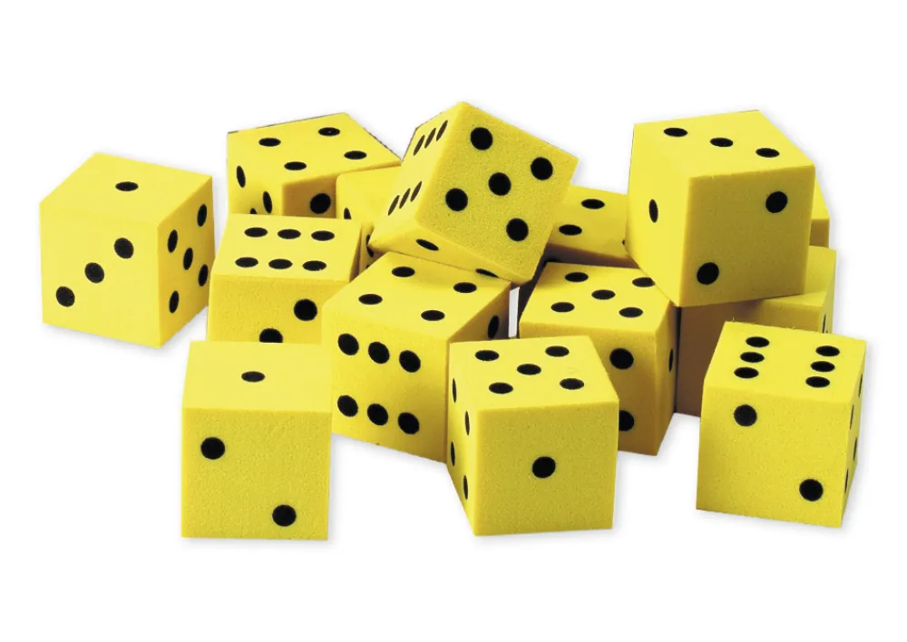 Soft-Würfel, gelb, 200-tlg.