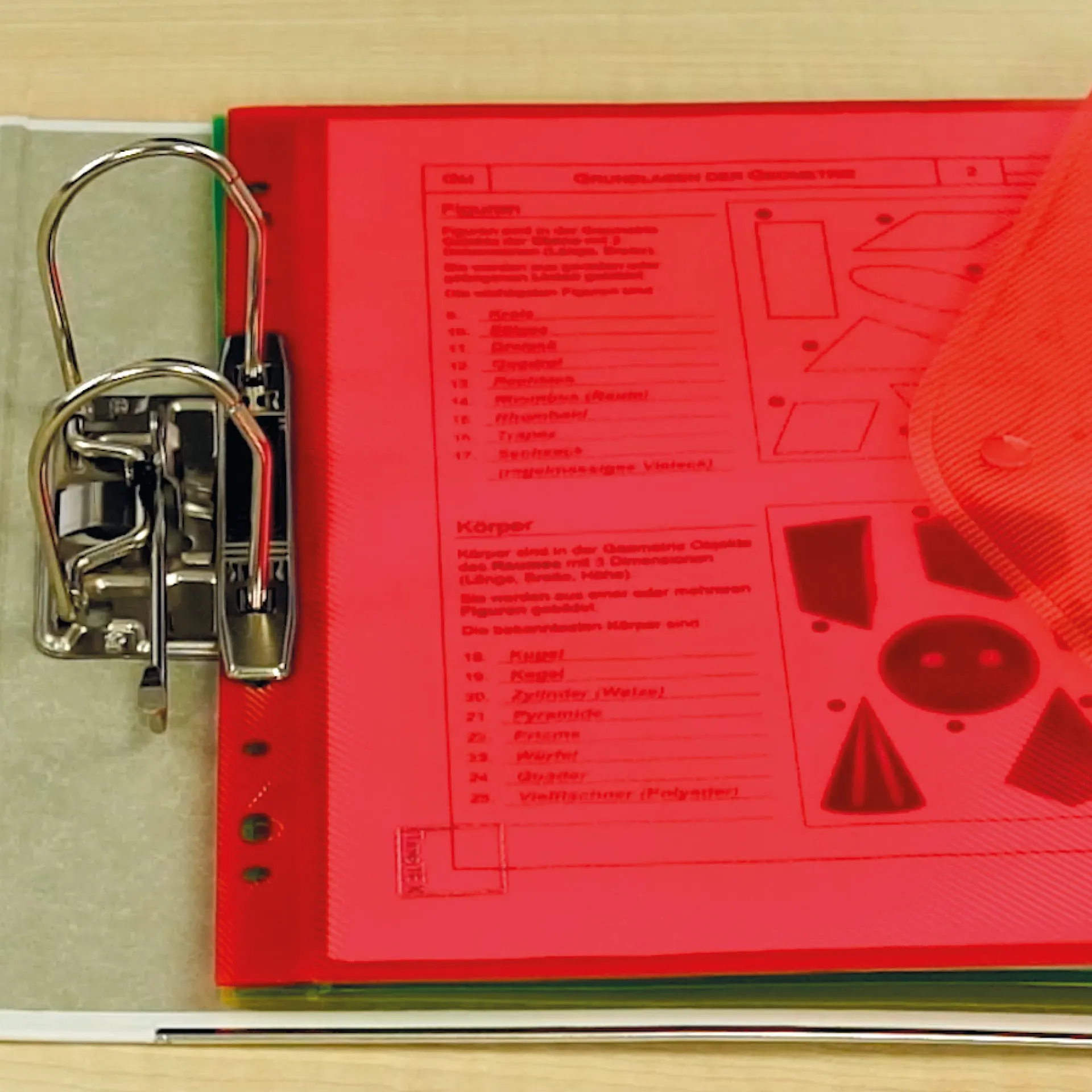 Dokumententasche A4 zum Abheften, 5-tlg