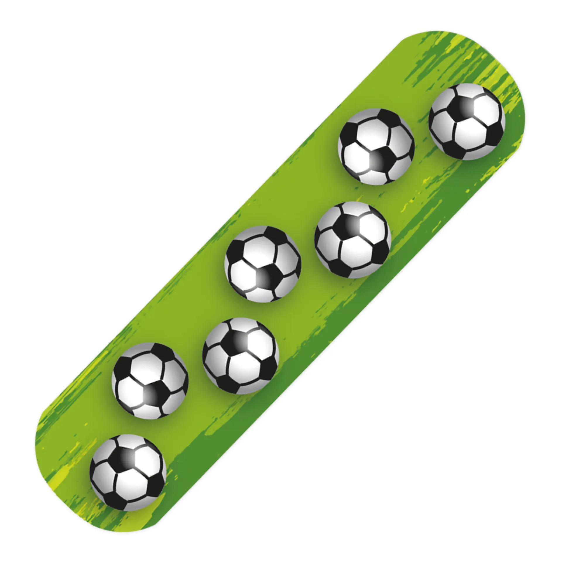 Pflaster "Fußball", 20 Stück in Metallbox