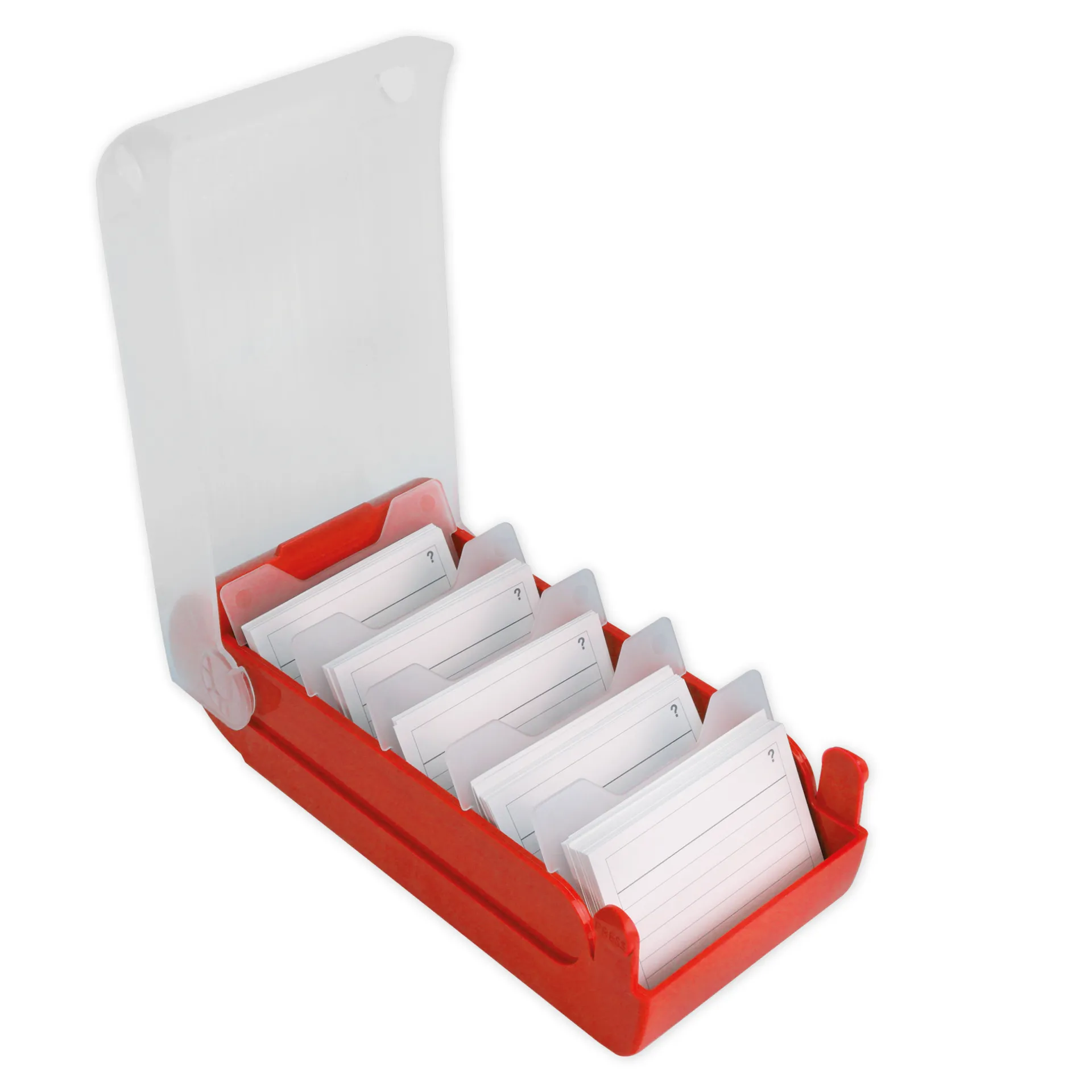 Lern-Karteikasten Kunststoff für A8
