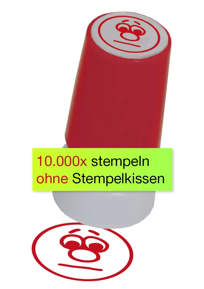 Stempel, Gesicht neutral