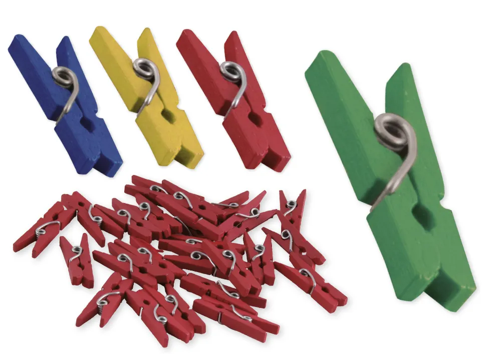 Klammern Holz, 50-tlg.