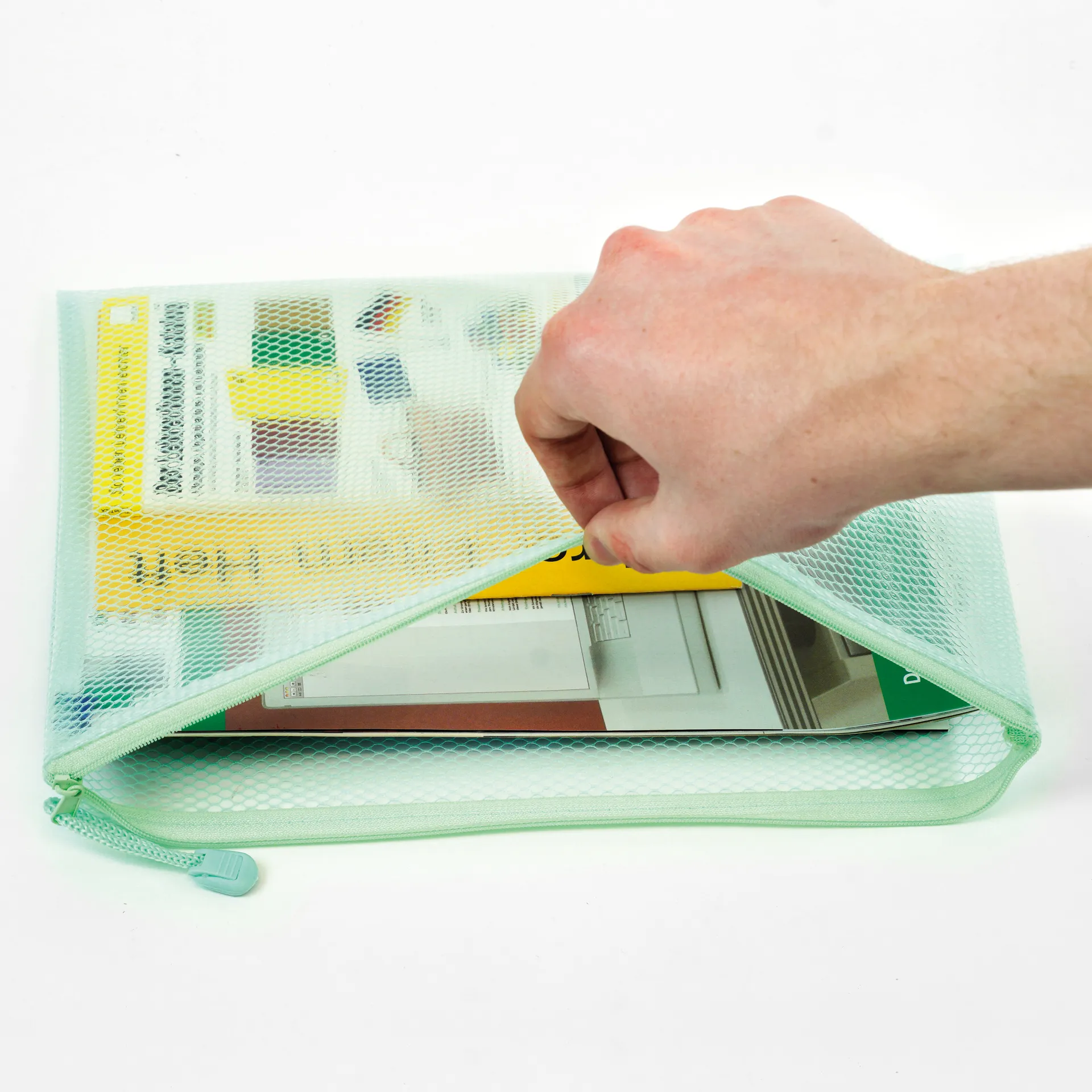 TimeTEX Set Flexo-Utensilien-Taschen farbig, 3-tlg.