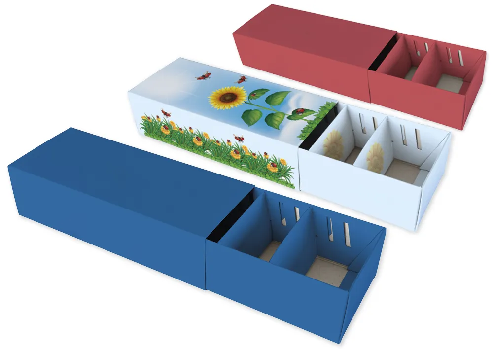 Karteikasten für A8, lose + einzeln, farbig