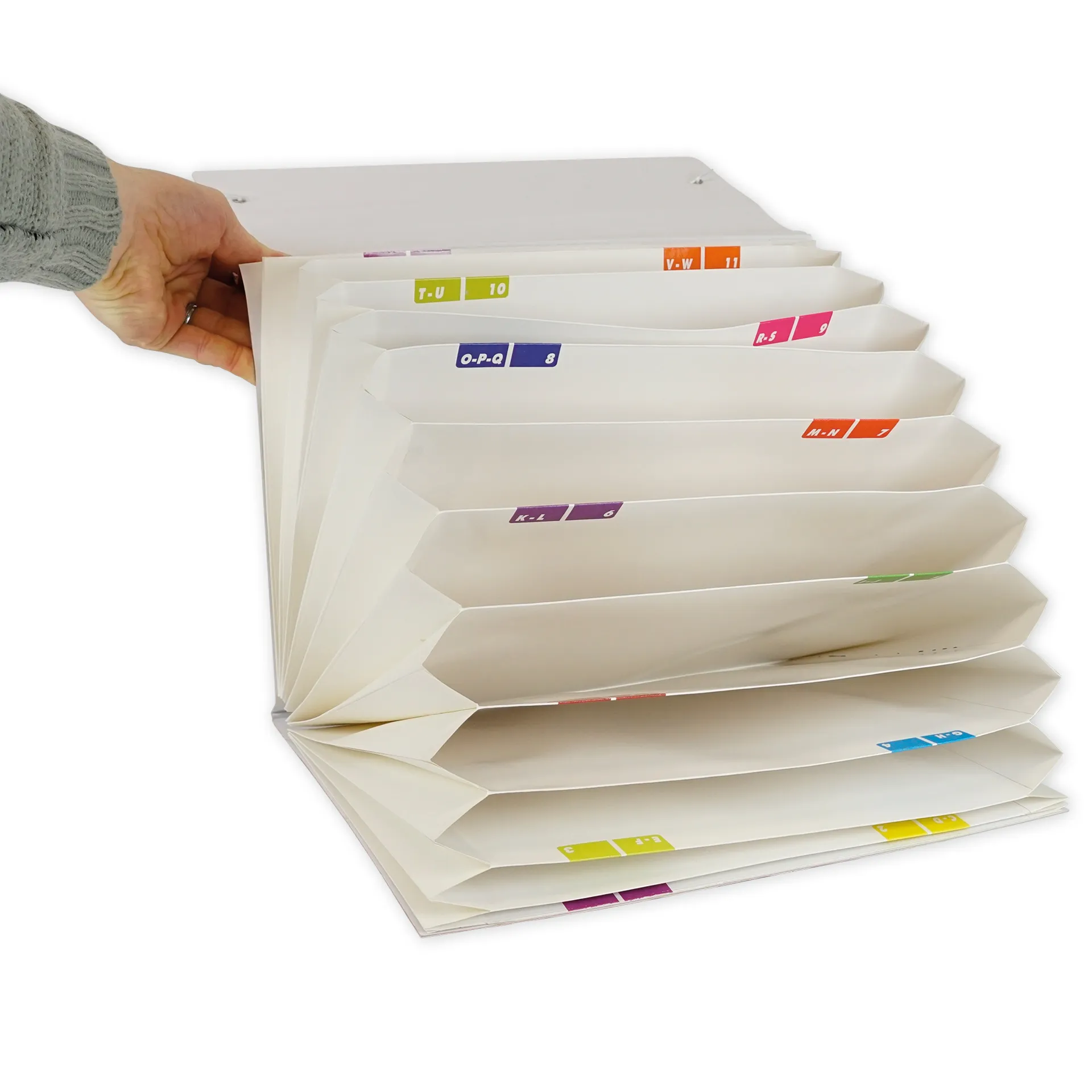 Set Fächermappe aus Pappe A4-Plus, 3-tlg.