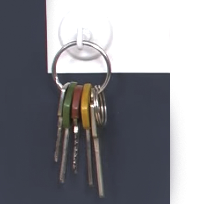Magnet-Haken-Set, 47 mm ø, weiß, 2-tlg.