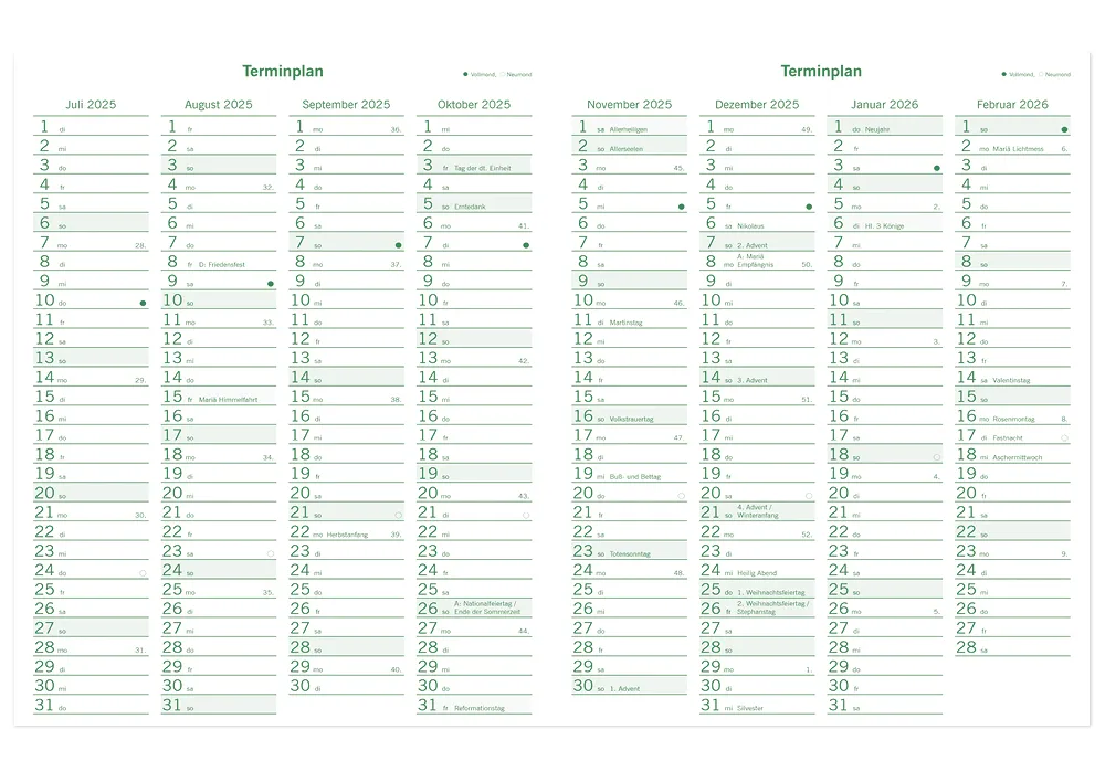 s+w Unterrichts-Planer Edition BLÄTTER A4++ 26/27