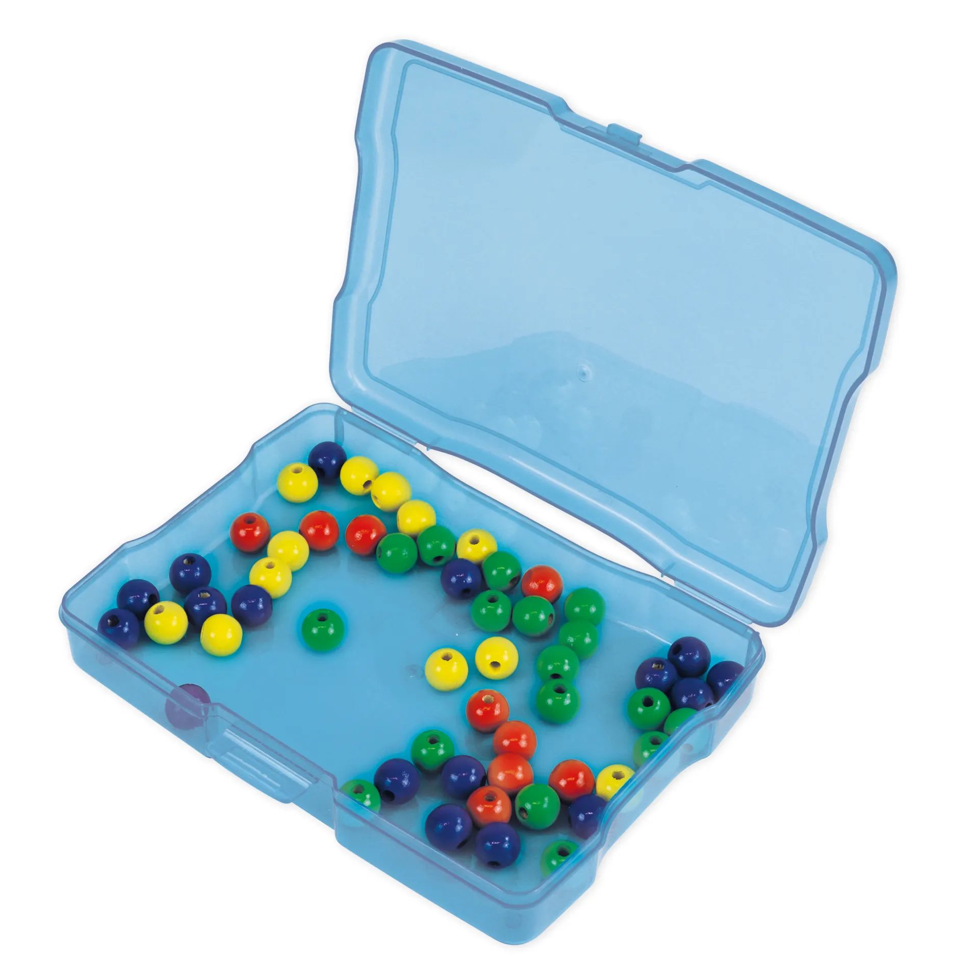 Klappdeckel-Boxen im Koffer, farbig, 17-tlg.