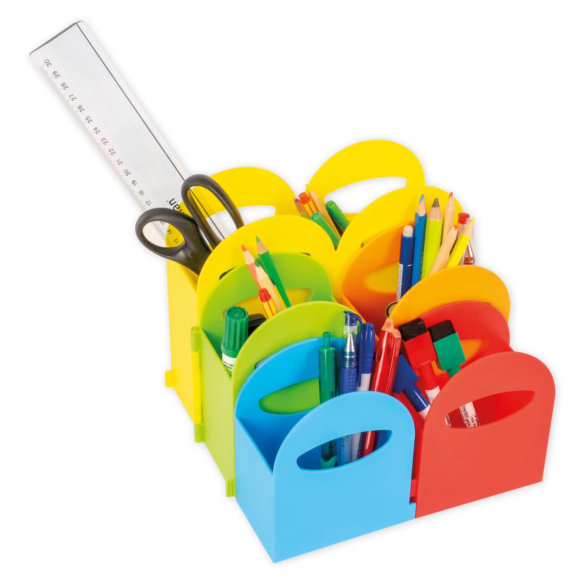 Tisch-Organizer "Flexibel", Kunststoff, 5-tlg.