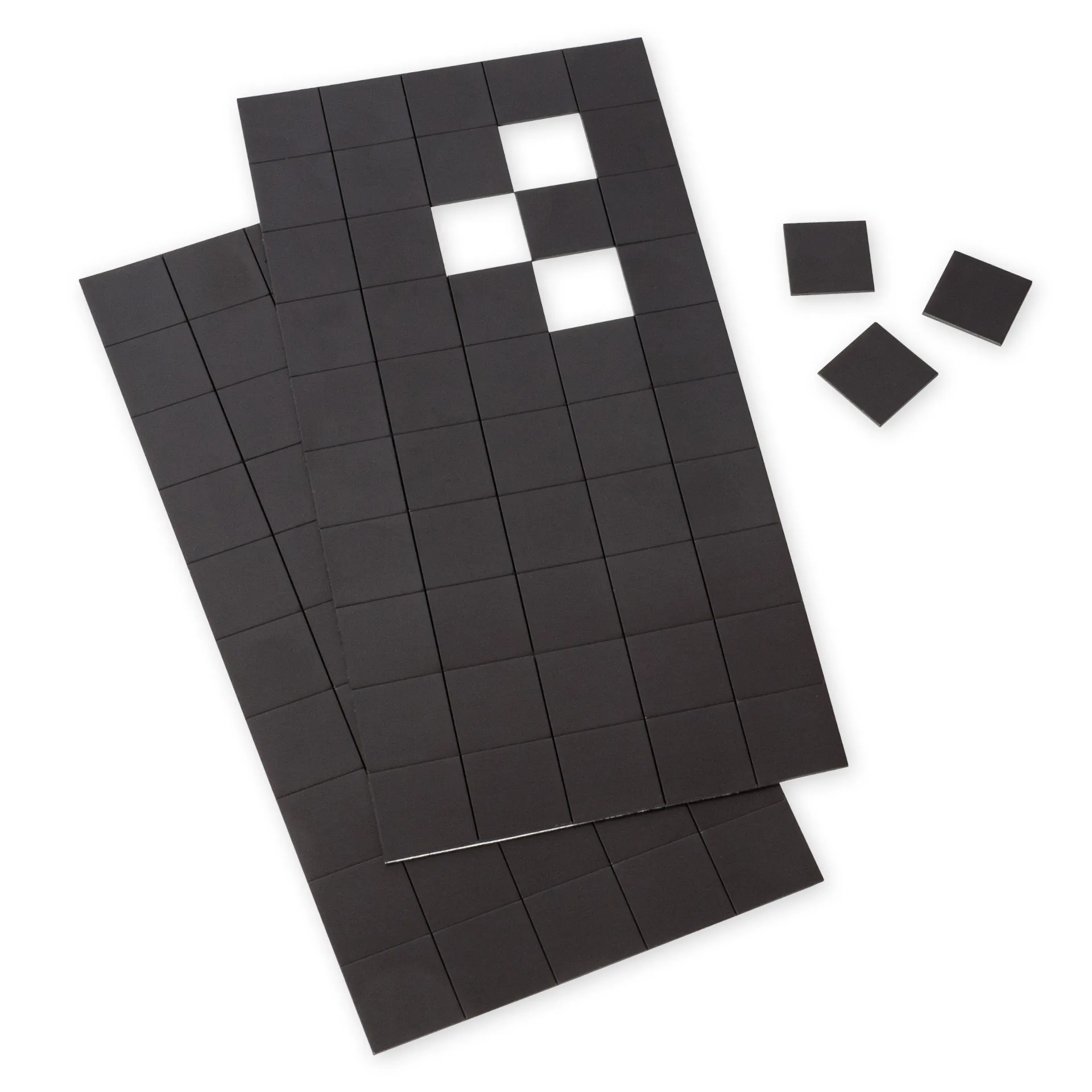 Magnet-Quadrate selbstklebend 20x20mm, 100-tlg.