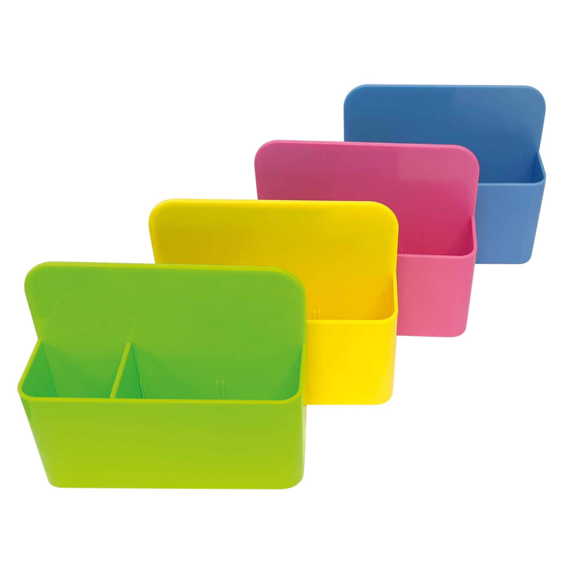 Set Utensilien-Boxen mit Fächer, magnetisch, 4-tlg.