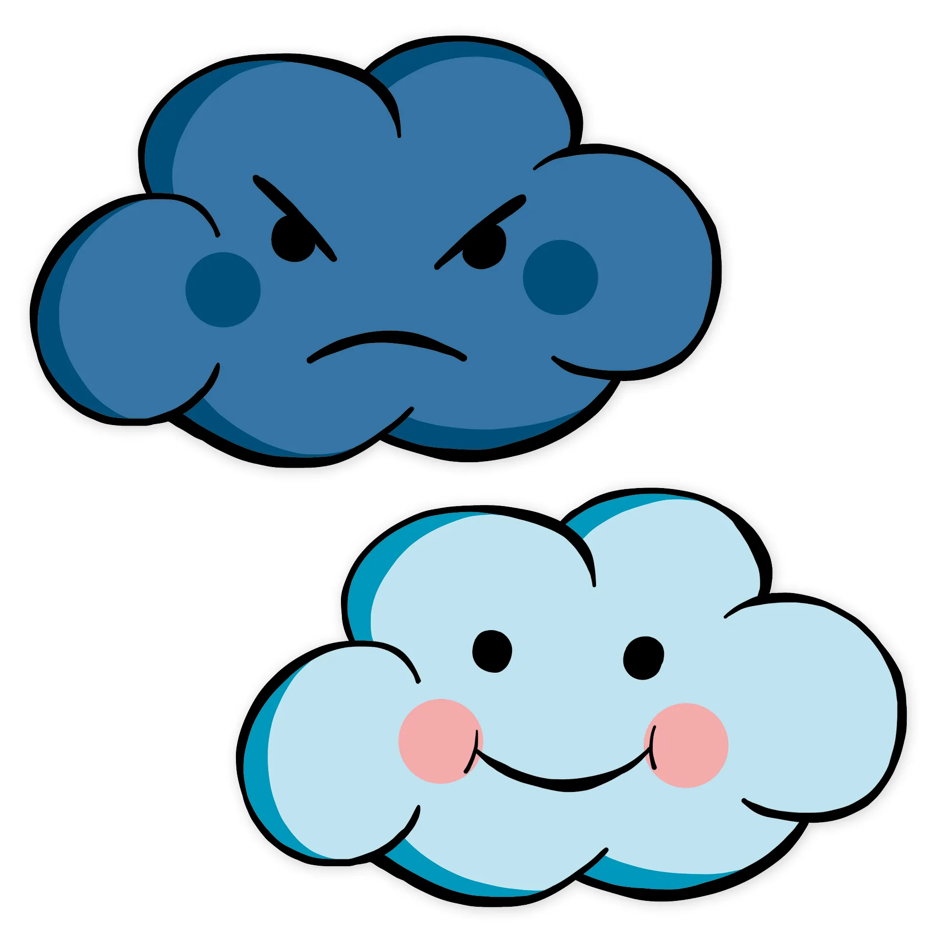 Fensterfolien "Wetter", statisch, 6-tlg. Fensterfolien "Wetter", statisch, 6-tlg.